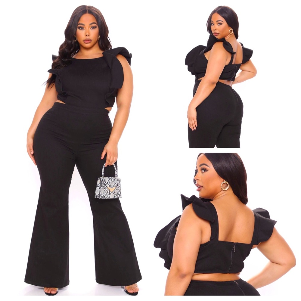 🔥BLACK DENIM JUMPSUIT